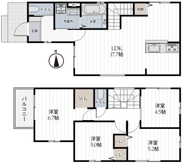 堺市北区百舌鳥梅町１丁の新築一戸建