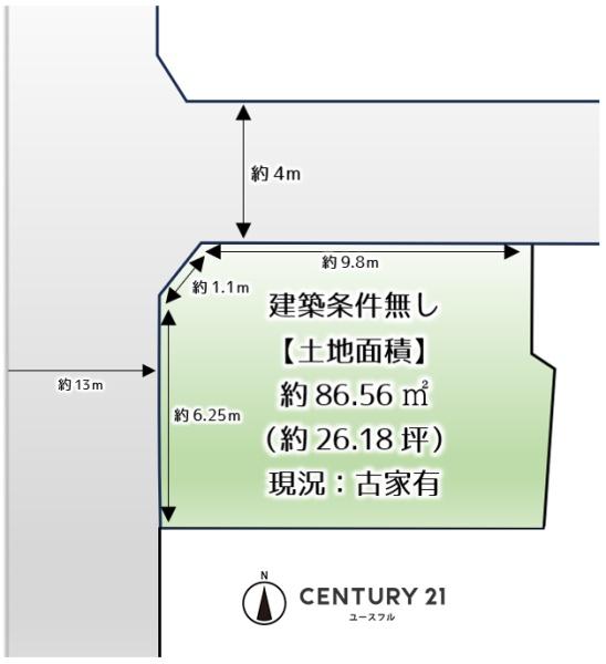 堺市北区東三国ヶ丘町３丁の売土地