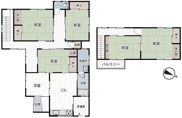 堺市西区草部の中古一戸建