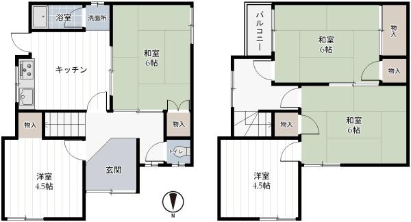 堺市北区黒土町の中古一戸建て