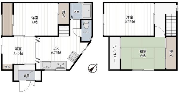 堺市北区東浅香山町１丁の中古一戸建て
