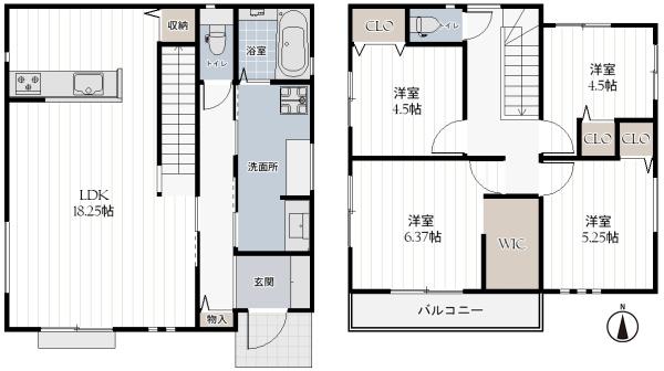 堺市西区家原寺町１丁の新築一戸建