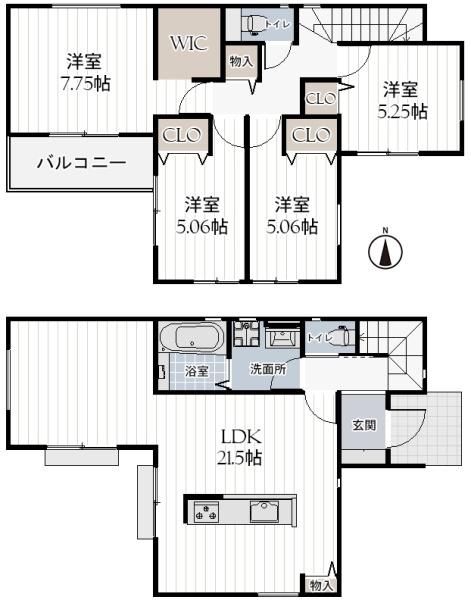 堺市西区家原寺町１丁の新築一戸建