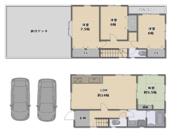 堺市堺区松屋大和川通２丁の中古一戸建て