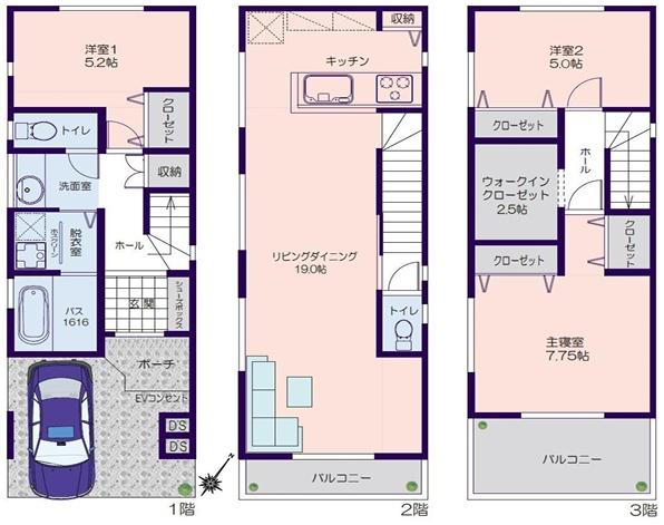 堺市堺区新在家町東４丁の新築一戸建