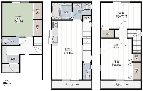 堺市西区浜寺諏訪森町中１丁の中古一戸建て
