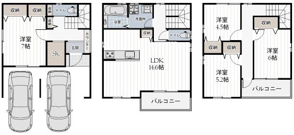 堺市西区堀上緑町２丁の新築一戸建