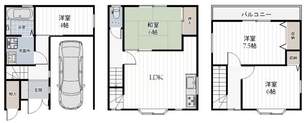堺市西区鳳南町５丁の中古一戸建て