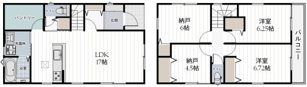 堺市中区深阪６丁の新築一戸建