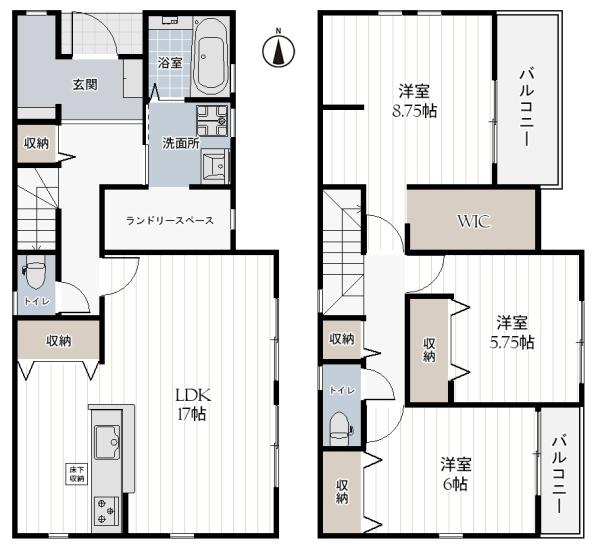 堺市東区北野田の新築一戸建