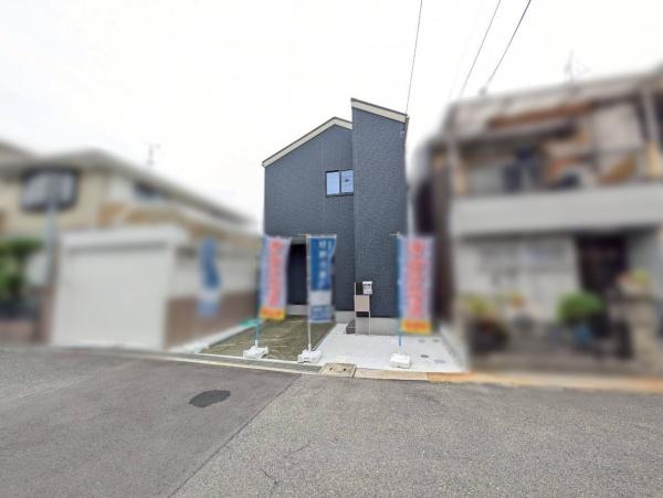 堺市北区野遠町の新築一戸建(前面道路含む現地写真)