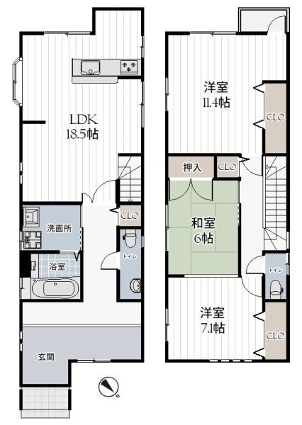 堺市堺区八千代通の中古一戸建て