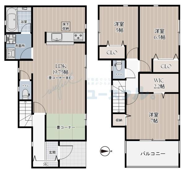 堺市東区高松の新築一戸建