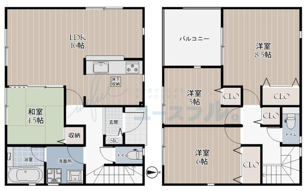 堺市東区高松の新築一戸建