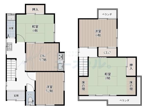 堺市東区北野田の中古一戸建て