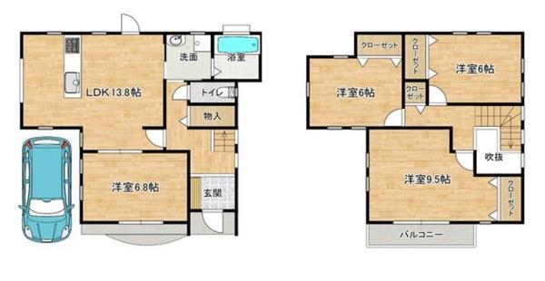 堺市中区小阪の中古一戸建