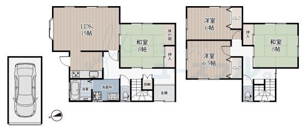 堺市南区晴美台１丁の中古一戸建