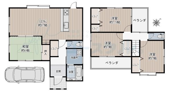 堺市中区福田の中古一戸建