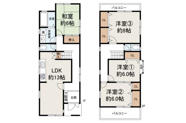 堺市中区深井北町の中古一戸建