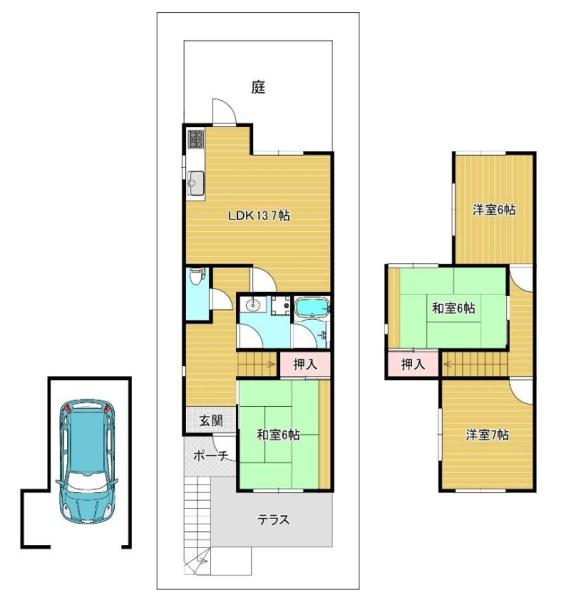 堺市南区高倉台４丁の中古一戸建て
