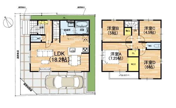 堺市西区浜寺石津町西４丁の新築一戸建
