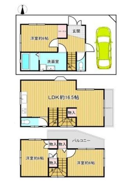堺市堺区中安井町３丁の中古一戸建