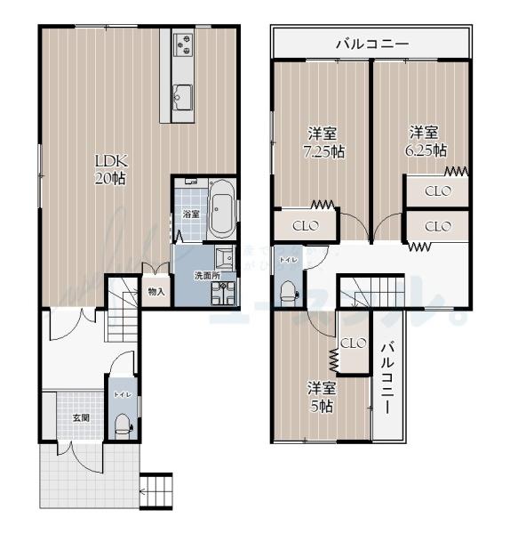堺市西区神野町２丁の中古一戸建て