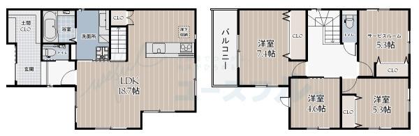 堺市中区福田の新築一戸建
