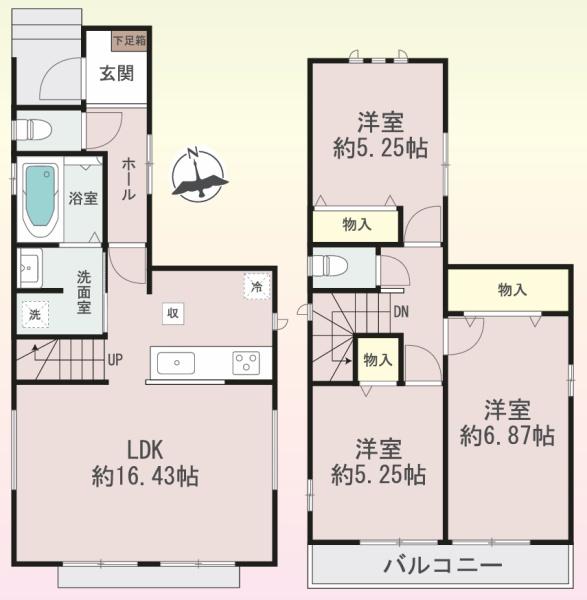 堺市東区日置荘北町１丁の新築一戸建