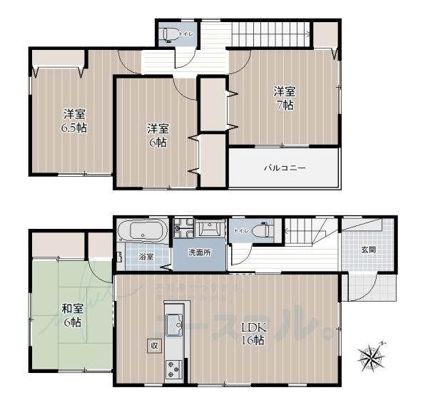 堺市美原区北余部の新築一戸建