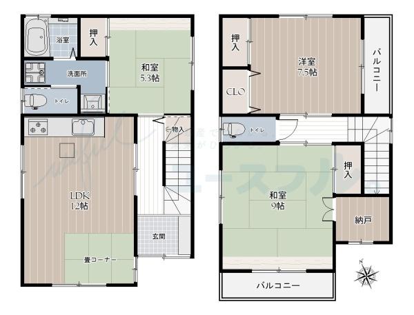 堺市西区鳳中町９丁の中古一戸建