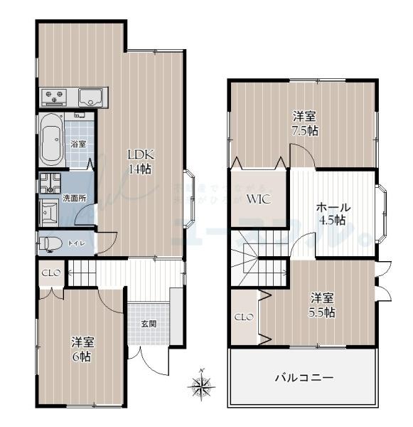 堺市中区福田の中古一戸建て
