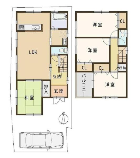 堺市美原区多治井の中古一戸建て