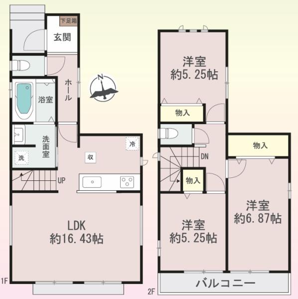 堺市東区日置荘北町１丁の新築一戸建