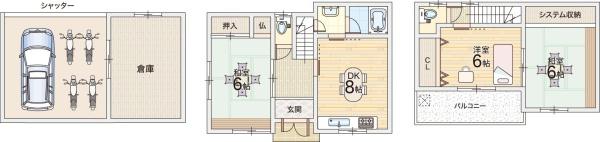 大阪市鶴見区浜３丁目の中古一戸建て
