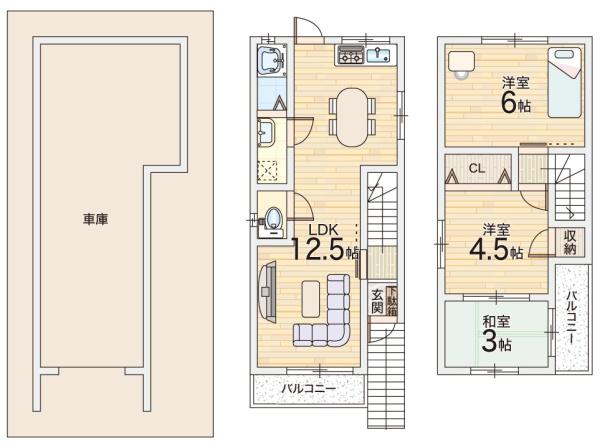 大阪市西成区北津守４丁目の中古一戸建て