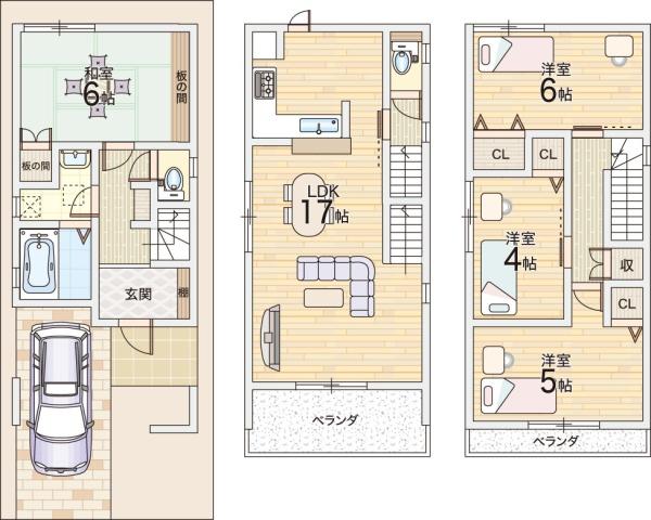 東大阪市花園西町１丁目の中古一戸建て