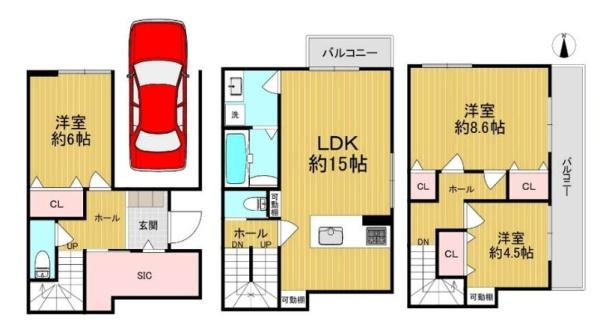大阪市東淀川区柴島２丁目の新築一戸建
