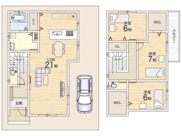 寝屋川市昭栄町の新築一戸建
