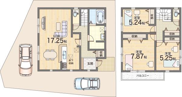 東大阪市日下町７丁目の新築一戸建