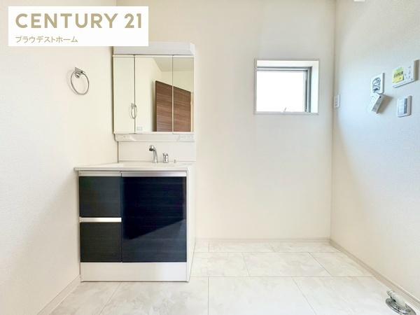 大阪市平野区加美鞍作3丁目の新築一戸建(洗面台・洗面所)