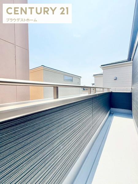 大阪市平野区加美鞍作3丁目の新築一戸建(バルコニー)