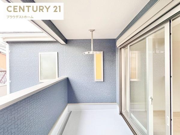 東大阪市布市町1丁目の新築一戸建(バルコニー)