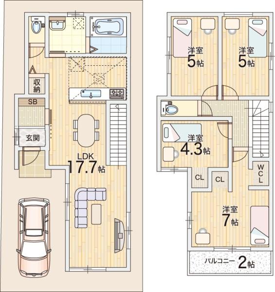豊中市服部寿町１丁目の新築一戸建