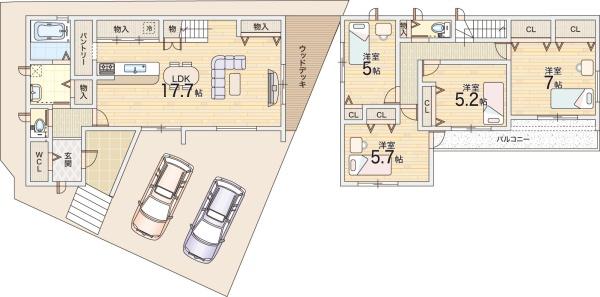 東大阪市豊浦町の新築一戸建