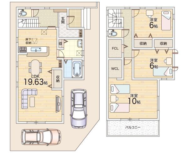 大阪市西淀川区中島１丁目の新築一戸建