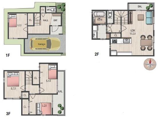 大阪市此花区伝法3丁目の新築一戸建