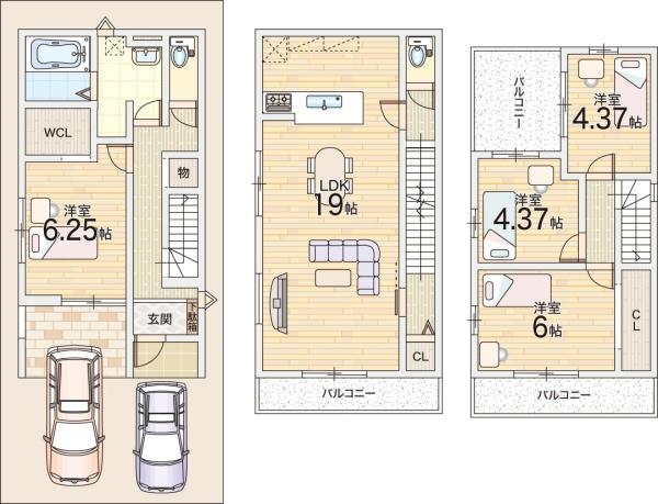 寝屋川市春日町の新築一戸建