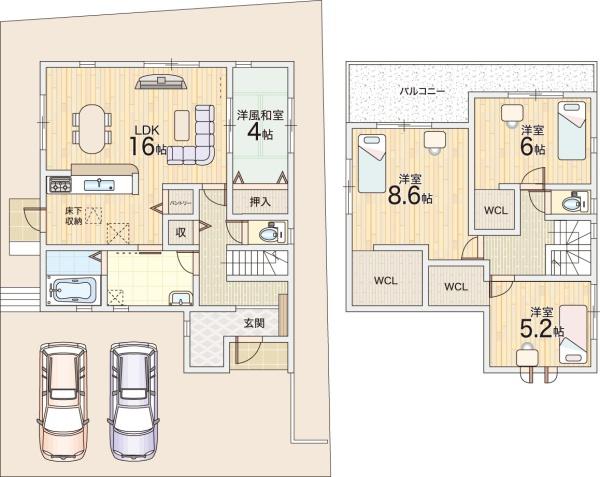 枚方市楠葉野田３丁目の新築一戸建