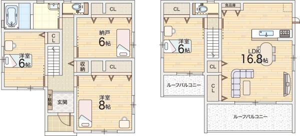 大阪市西淀川区中島１丁目の新築一戸建